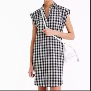 J. Crew Gingham Dress Size M